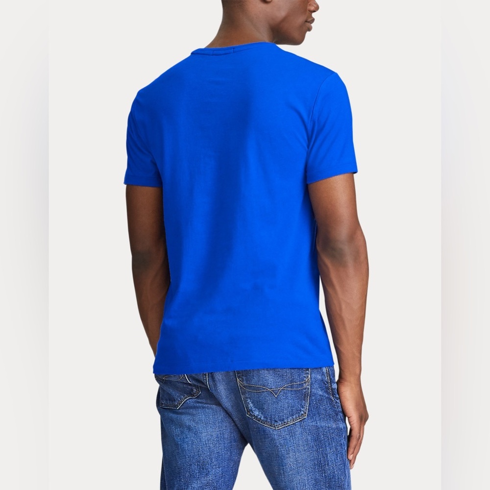 (P) Polo by Ralph Lauren blue short-sleeve teddy bear T-shirt, size S/P - Picture 12 of 12